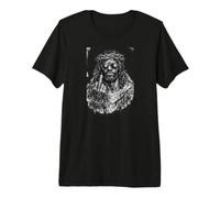 Gesù Nero, Cristianesimo, Chiesa, Cristo, Gesù Maglietta Premium