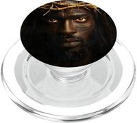 Gesù Nero, Cristianesimo, Chiesa, Cristo, Gesù PopSockets PopGrip per MagSafe