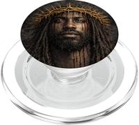 Gesù Nero, Cristianesimo, Chiesa, Cristo, Gesù PopSockets PopGrip per MagSafe