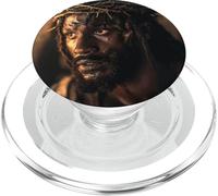 Gesù Nero, Cristianesimo, Chiesa, Cristo, Gesù PopSockets PopGrip per MagSafe