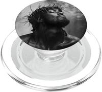 Gesù Nero, Cristianesimo, Chiesa, Cristo, Gesù PopSockets PopGrip per MagSafe