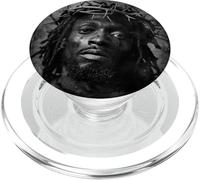 Gesù Nero, Cristianesimo, Chiesa, Cristo, Gesù PopSockets PopGrip per MagSafe
