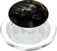 Gesù Nero, Cristianesimo, Chiesa, Cristo, Gesù PopSockets PopGrip per MagSafe