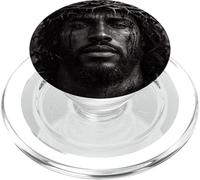Gesù Nero, Cristianesimo, Chiesa, Cristo, Gesù PopSockets PopGrip per MagSafe