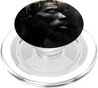 Gesù Nero, Cristianesimo, Chiesa, Cristo, Gesù PopSockets PopGrip per MagSafe