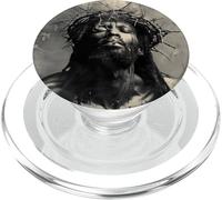 Gesù nero fuma, cristianesimo, chiesa, Cristo, Gesù PopSockets PopGrip per MagSafe