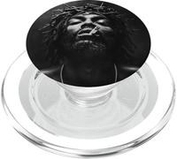 Gesù nero fuma, cristianesimo, chiesa, Cristo, Gesù PopSockets PopGrip per MagSafe