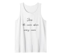 Gesù Nome su Tutti i Nomi Regali cristiani per Il Fidanzato Canotta