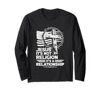Gesù Non è Religione, è Una Fede relazionale Maglia a Manica