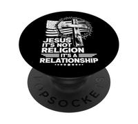 Gesù non è religione, è una fede relazionale PopSockets PopGrip Adesivo