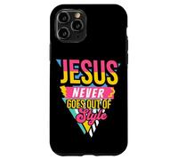 Gesù non passa mai di moda Retro anni '90 cattolico divertimento Custodia per iPhone 11 Pro