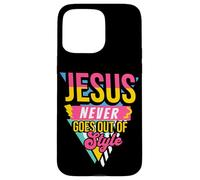 Gesù non passa mai di moda Retro anni '90 cattolico divertimento Custodia per iPhone 15 Pro Max
