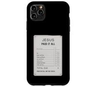 Gesù pagato tutto ricevuta Design Fede cristiana Custodia per iPhone 11 Pro Max