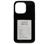 Gesù pagato tutto ricevuta Design Fede cristiana Custodia per iPhone 13 Pro