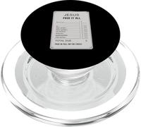 Gesù pagato tutto ricevuta Design Fede cristiana PopSockets PopGrip per MagSafe