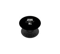 Gesù Paid It All For Me Christian Faith Message Inspiration PopSockets PopGrip Adesivo