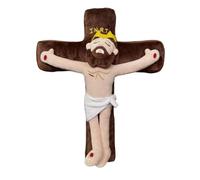 Gesù - Peluche morbido Gesù, Gesù Cristo in peluche per bambini, giocattolo religioso morbido per bambini, animale di peluche cristiano stimolante | divertente decorazione del cuscino