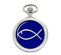 Gesù Pesce Ichthys Orologio da Tasca