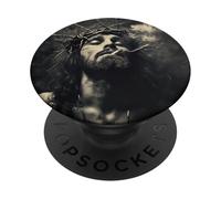 Gesù più fresco Cristo fuma, resistenza, Gesù ribelle PopSockets PopGrip Adesivo