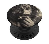 Gesù più fresco Cristo fuma, resistenza, Gesù ribelle PopSockets PopGrip Adesivo