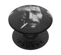 Gesù più fresco Cristo fuma, resistenza, Gesù ribelle PopSockets PopGrip Adesivo