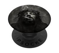 Gesù più fresco Cristo fuma, resistenza, Gesù ribelle PopSockets PopGrip Adesivo