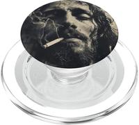 Gesù più fresco Cristo fuma, resistenza, Gesù ribelle PopSockets PopGrip per MagSafe