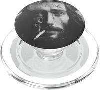 Gesù più fresco Cristo fuma, resistenza, Gesù ribelle PopSockets PopGrip per MagSafe