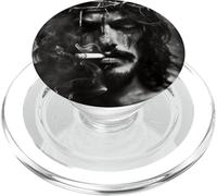 Gesù più fresco Cristo fuma, resistenza, Gesù ribelle PopSockets PopGrip per MagSafe