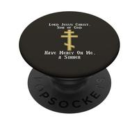 Gesù Preghiera del Cuore Eschasmo Ortodossia PopSockets PopGrip Adesivo