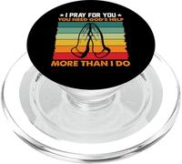 Gesù Prego per te Dio Retro Christian PopSockets PopGrip per MagSafe