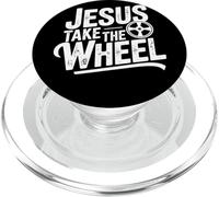 Gesù prendere la ruota divertente cristiano PopSockets PopGrip per MagSafe