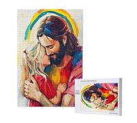 Gesù Puzzle 1000 Pezzi, Dio Puzzle Adatto ad Adulti e Principianti, Giochi Divertenti/Sfidanti/Impossible, DIY Hobby Creativi per Adulti Attività Artigianali, Regali per Uomini/Donne M-1365