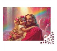 Gesù Puzzle 1000 Pezzi Jigsaw Puzzle Per Adolescenti E Bambini, Giochi Stimolanti Per Tutta La Famiglia 70x50cm/1000pcs