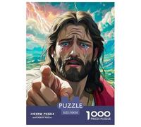 Gesù Puzzle 1000 Pezzi Jigsaw Puzzle Per Adolescenti E Bambini, Giochi Stimolanti Per Tutta La Famiglia 70x50cm/1000pcs