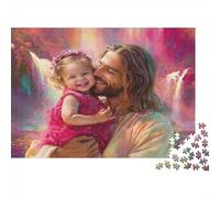 Gesù Puzzle 1000 Pezzi Jigsaw Puzzle Per Adolescenti E Bambini, Giochi Stimolanti Per Tutta La Famiglia 70x50cm/1000pcs