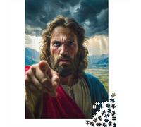 Gesù Puzzle 1000 Pezzi Jigsaw Puzzle Per Adolescenti E Bambini, Giochi Stimolanti Per Tutta La Famiglia 52x38cm/1000pcs