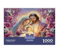 Gesù Puzzle 1000 Pezzi Jigsaw Puzzle Per Adolescenti E Bambini, Giochi Stimolanti Per Tutta La Famiglia 52x38cm/1000pcs