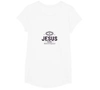 Gesù Ragazza: Redenti & Cristiani autorizzati per la Fede delle Donne Maglietta, Ragazze, Bianco, XS