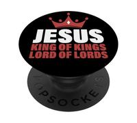 Gesù Re dei Re Signore dei Signori Rivelazione 19 16 PopSockets PopGrip Adesivo