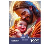 Gesù - Religione 1000 Pezzi cristianesimo Puzzle Classico Di Autota Divertimento Festa Aziendale Regalo Per Adulti E Adolescenti Da 14 Anni E Più 70x50cm/1000pcs