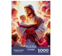 Gesù - Religione 1000 Pezzi cristianesimo Puzzle Classico Di Autota Multicolore Per Gioco Familiare Regalo Per Adulti E Adolescenti Da 14 Anni E Più 38x26cm/1000pcs
