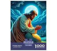 Gesù - Religione 1000 Pezzi cristianesimo Puzzle Di Autota IntRattotenimento Creativo Per Gioco Familiare Regalo Per Adulti E Adolescenti Da 14 Anni E Più 38x26cm/1000pcs