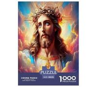 Gesù - Religione Jigsaw Puzzle Impossibili 1000 Pezzi Speranza e amore Decorazione Per La Casa. Rilassamento E Intelligence Per Adulti E Ragazzi Da 14 Anni 38x26cm/1000pcs