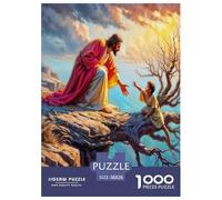 Gesù - Religione Jigsaw Puzzle Impossibili 1000 Pezzi Speranza e amore Decorazione Per La Casa. Rilassamento E Intelligence Per Adulti E Ragazzi Da 14 Anni 38x26cm/1000pcs