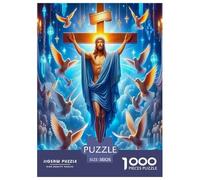 Gesù - Religione Jigsaw Puzzle Impossible 1000 Pezzi Speranza e amore Decorazione Per La Casa. Giochi Rilassamento E Intelligence Per Adulti E Ragazzi Da 14 Anni 38x26cm/1000pcs