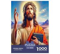 Gesù - Religione Jigsaw Puzzle Impossible 1000Pcs Speranza e amore Decorazione Per La Casa. Rilassamento E Intelligence Per Adulti E Bambini Da 12 Anni 38x26cm/1000pcs