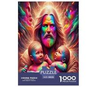 Gesù - Religione Puzzle Impossible 1000Pcs Speranza e amore Decorazione Per La Casa. Giochi Rilassamento E Intelligence Per Adulti E Ragazzi Da 14 Anni 38x26cm/1000pcs