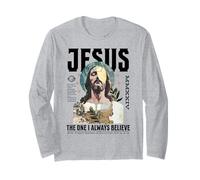 Gesù Religioso Cristiano Colui Che Crede Dio Fede Gesù Maglia a Manica