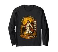 Gesù Resurrezione Christian Manga Art Morte Sconfitta Anime Maglia a Manica